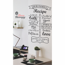 Load image into Gallery viewer, Family Recipe V2 Wall Sticker