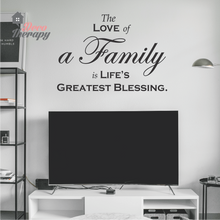 Load image into Gallery viewer, Family Life&#39;s Greatest Blessing Wall Sticker