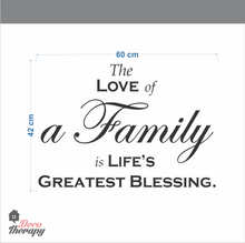 Load image into Gallery viewer, Family Life&#39;s Greatest Blessing Wall Sticker