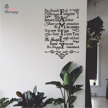 Load image into Gallery viewer, Family Rules Always Forgive Wall Sticker