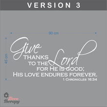 Load image into Gallery viewer, Give Thanks V3 Wall Sticker