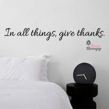 Load image into Gallery viewer, Give Thanks V4 Wall Sticker