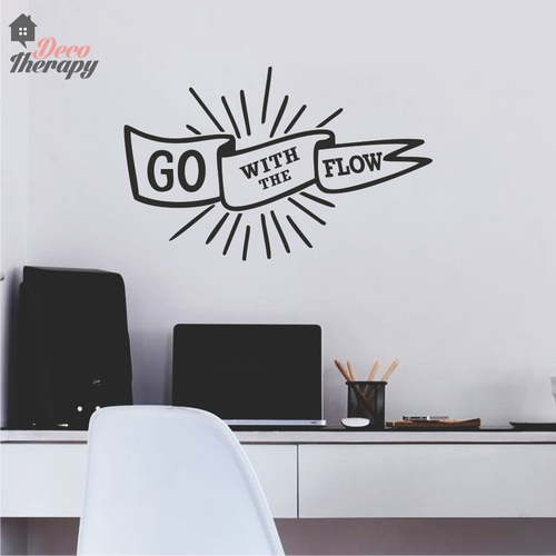 Go With The Flow Wall Sticker
