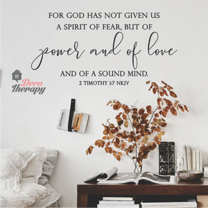 God Has Given Us Power And Love Timothy