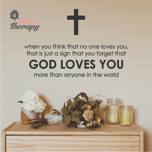 God Loves You V2 Wall Sticker