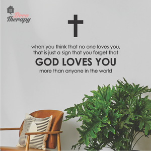 God Loves You V2 Wall Sticker