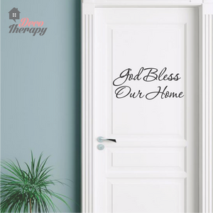 God Bless Our Home Wall Sticker