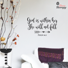 Load image into Gallery viewer, God Is Within Her V1 Wall Sticker