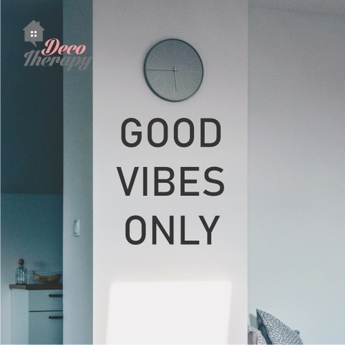 Good Vibes Only V1 Wall Sticker