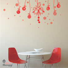 Load image into Gallery viewer, Christmas Hanging Balls And Stars Wall Sticker