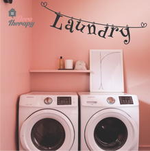 Load image into Gallery viewer, Hanging Laundry Wall Sticker