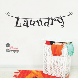 Hanging Laundry Wall Sticker