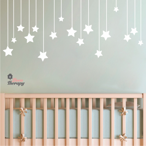 Hanging Stars Wall Sticker