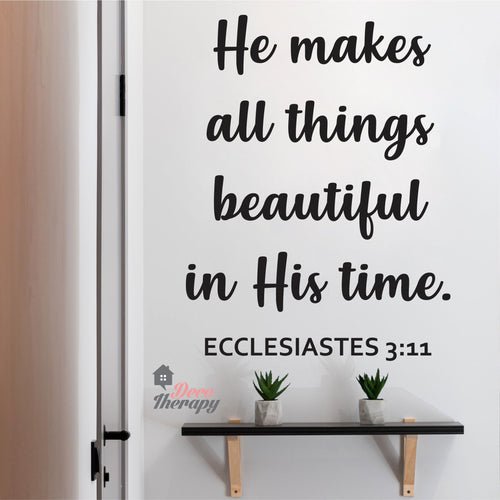 He Makes All Things Beautiful Wall Sticker