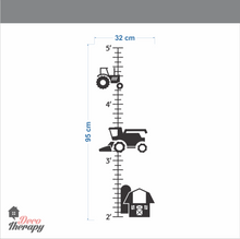 Load image into Gallery viewer, Height Chart Farm Tractor Wall Sticker