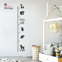 Load image into Gallery viewer, Height Chart Grow Wild Wall Sticker