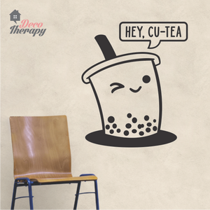 Hey! Cu-Tea Milktea Wall Sticker