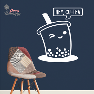 Hey! Cu-Tea Milktea Wall Sticker