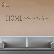 Load image into Gallery viewer, Home Is Where Our Story Begins Wall Sticker