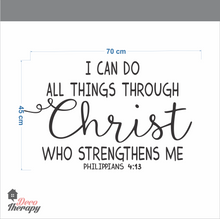 Load image into Gallery viewer, I Can Do All Things Through Christ V3 Wall Sticker