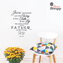 Load image into Gallery viewer, Jesus Way Truth Life Wall Sticker