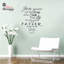 Load image into Gallery viewer, Jesus Way Truth Life Wall Sticker