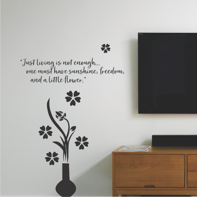 Just Living Must Have Sunshine Wall Sticker
