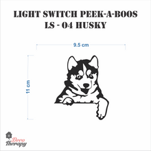 Load image into Gallery viewer, Light Switch 4 Husky Wall Sticker