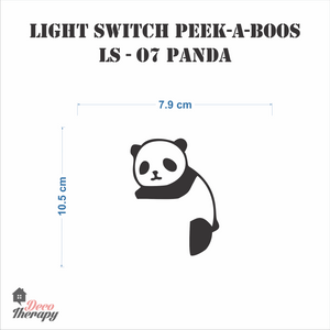 Light Switch 7 Panda Wall Sticker