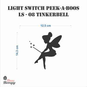 Light Switch 8 Tinkerbell Wall Sticker