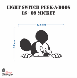 Light Switch 9 Mickey Wall Sticker