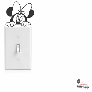 Light Switch 10 Minnie Wall Sticker