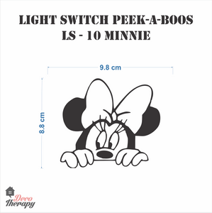 Light Switch 10 Minnie Wall Sticker