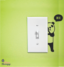 Load image into Gallery viewer, Light Switch 12 Hi Panda Wall Sticker