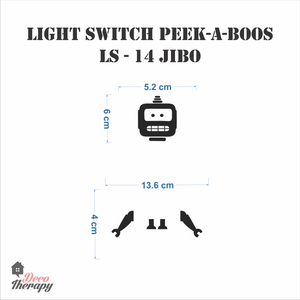 Light Switch 14 Jibo Wall Sticker