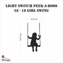 Load image into Gallery viewer, Light Switch 18 Girl Swing Wall Sticker