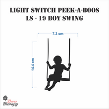 Load image into Gallery viewer, Light Switch 19 Boy Swing Wall Sticker