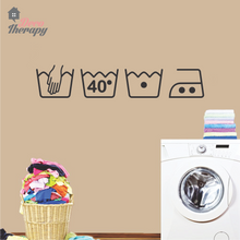 Load image into Gallery viewer, Laundry Symbol Wall Sticker