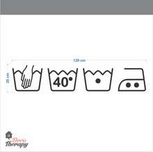 Load image into Gallery viewer, Laundry Symbol Wall Sticker