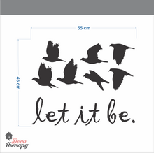 Load image into Gallery viewer, Let It Be With Birds Wall Sticker