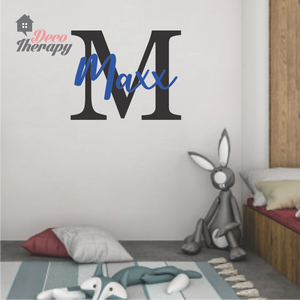 Customized Letter Name Design Wall Sticker