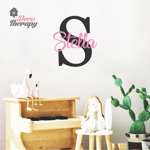 Customized Letter Name Design Wall Sticker