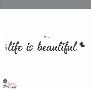 Life Is Beautiful Wall Sticker