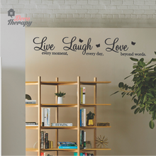 Load image into Gallery viewer, Live Laugh Love V1 Wall Sticker