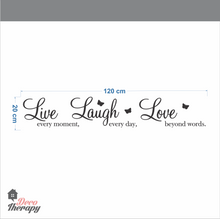 Load image into Gallery viewer, Live Laugh Love V1 Wall Sticker