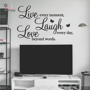 Live Laugh Love V2 Wall Sticker