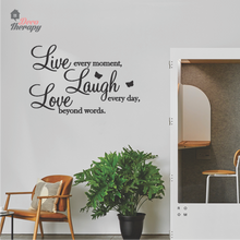 Load image into Gallery viewer, Live Laugh Love V2 Wall Sticker