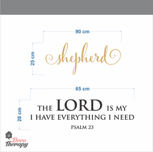 Lord Is My Shepherd I Have Everything I Need Wall Sticker