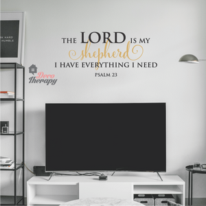 Lord Is My Shepherd I Have Everything I Need Wall Sticker