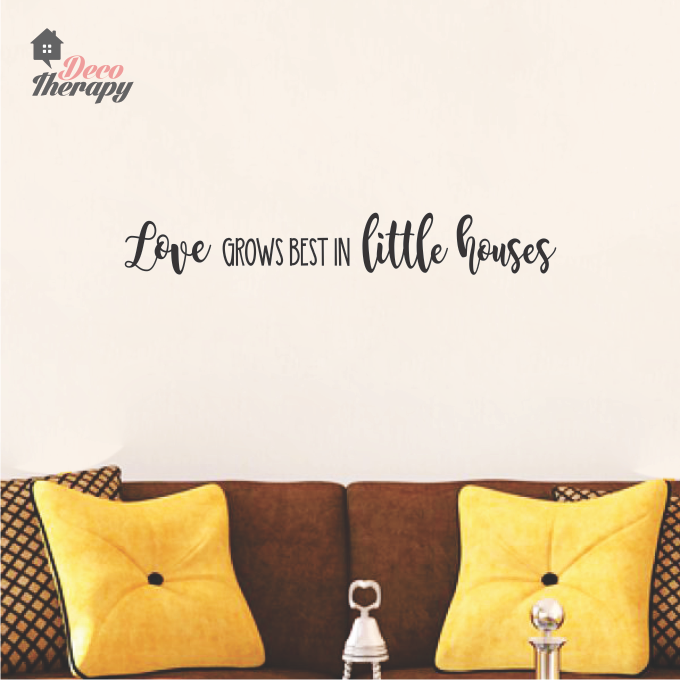 Love Grows Best V1 Wall Sticker